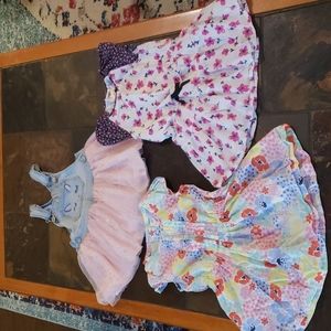 2T summer dresses lot of 3